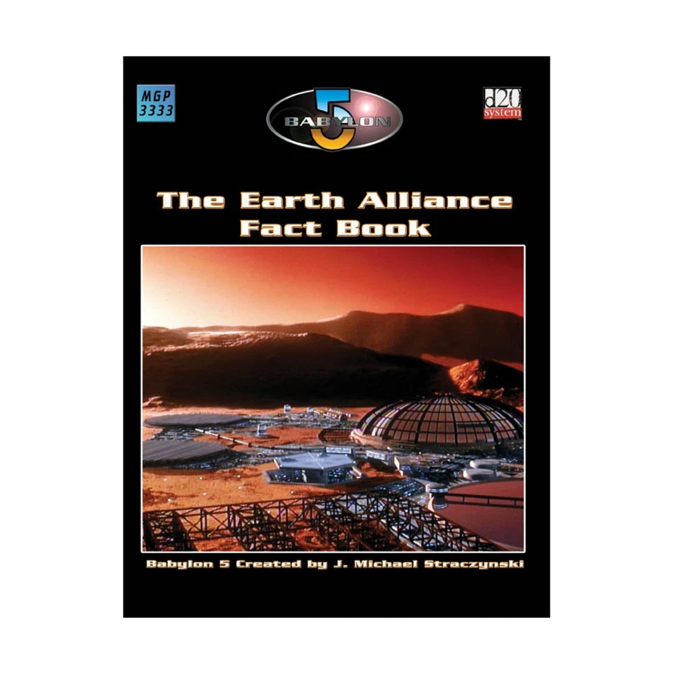 Mongoose Babylon 5 Earth Alliance Fact Book VG/NM - Image 1 of 1