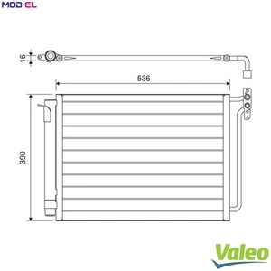 CONDENSER AIR CONDITIONING 817575 FOR BMW X5/SAV/E53 M57D30 M54B30 3.0L M57D30 - Picture 1 of 9