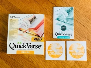 QuickVerse Bible Study Software - 2007 Deluxe Edition - Windows PC - Afbeelding 1 van 13