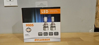 NEW 2pk Sylvania 9005 LED Headlight Bulbs - Image 1 of 2