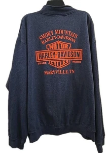 Chaqueta Harley Davidson para hombre 4XL cremallera completa nueva con etiquetas - Imagen 1 de 3