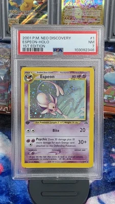 PSA 10 1ST Edition Espeon Holo Neo Discovery - Image 1 of 2