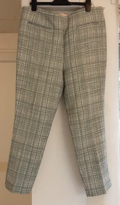 Tory Burch Blue/Grey Trousers Size 12 - Picture 1 of 7