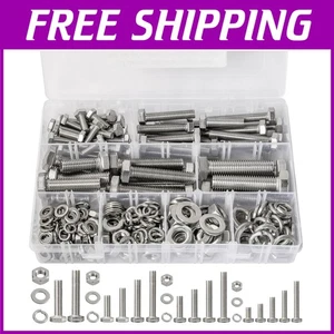 304 Edelstahl metrische Schrauben und Muttern Sortiment Kit - Bild 1 von 9