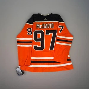 Camiseta Connor McDavid Auténtica Edmonton Oilers Adidas Climalite Talla 56 Nueva con Etiquetas - Imagen 1 de 4