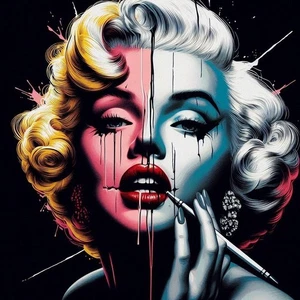 Marilyn Monroe T shirt Transfers Iron On Lite Dark Fabrics - Picture 1 of 1