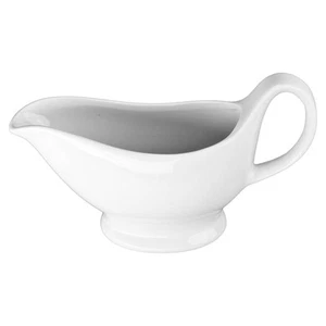 Bia Cordon Bleu Gravy Boat, Porcelain, White - Picture 1 of 1