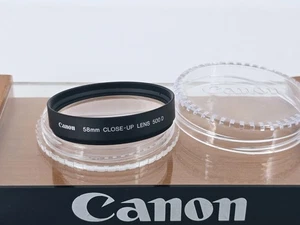 🌸[MINT] Canon 58mm Close-up Lens 500D Macro Filter for EF FD Lens From Japan - Picture 1 of 12