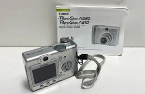 Canon PowerShot A520 4.0MP Compact Digital Camera - Picture 1 of 7
