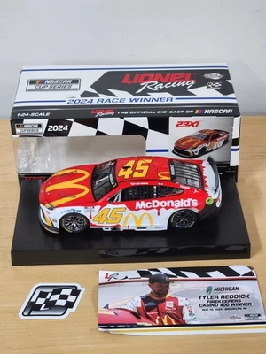 2024 #45 Tyler Reddick McDonalds Michigan Win 1/24 Action NASCAR Diecast - Image 1 of 2