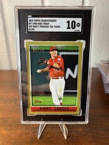 2019 Topps Transcendent Mike Trout VIP Party Through The Years /83 SGC 10 - Picture 1 of 2