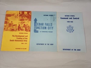 Lot #2 - 3 PB Books Vietnam Studies: Training Army, Cedar Falls and C & C - Picture 1 of 6