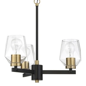 Craftmade 56923 Avante Grand 3 Light 19"W Chandelier - Black - Picture 1 of 3