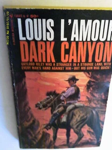 PB Louis L'Amour DARK CANYON 2nd Printing 1963 - Bild 1 von 2