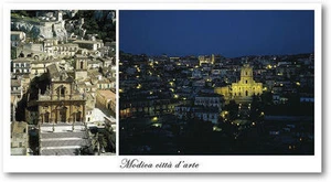 CARTOLINA SICILIA PANORAMICA MODICA PANORAMA BAROCCO - Picture 1 of 1