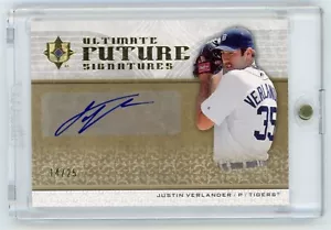 2007 Ultimate Collection Justin Verlander #/25 Ultimate Future Signatures Auto - Picture 1 of 2