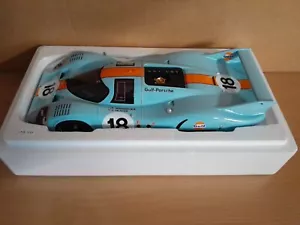 CMR 1.12 Resina CMR12012 - Porsche 917LH 24HR Le Mans Golfo #18 1971 Rodriguez - Foto 1 di 18