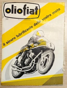 1957 PUBBLICITÀ LOCANDINA OLIO FIAT MOTO Advertising - Imagen 1 de 1