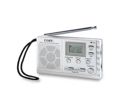 New Coby Digital Display AM/FM Radio CX-53 Alarm Clock Speaker  - Image 1 of 4