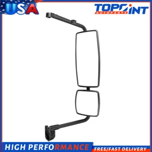 ?Truck Mirror Complete RH Side For 2002-18 International Durastar 4200 4300 4400 - Picture 1 of 7