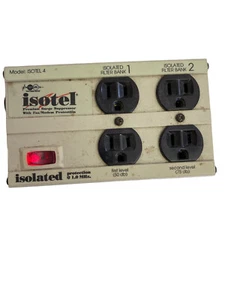 Tripp Lite Isotel 4 Premium Surge Supressor 4 Port w/ Modem & Fax Protection  - Picture 1 of 8