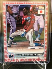 *READ* 2022 Topps Japan Edition Jazz Chisholm Jr. Cherry Blossoms 18/99 Marlins