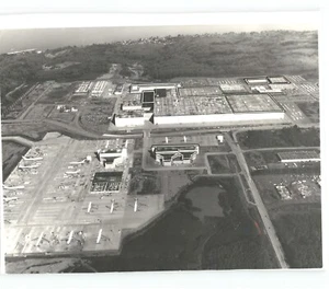 Vista aérea BOEING 747 JET COMPLEX Everett Washington 1978 foto de prensa - Imagen 1 de 2