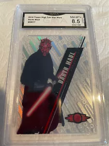 DARTH MAUL 2016 STAR WARS HIGH TEK # SW17 GRADED 8.5 L@@@K - Picture 1 of 2