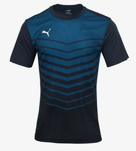 Puma Hombres Fútbol-Juego Gráfico S/S Camisetas Entrenamiento Azul Camiseta J... - Imagen 1 de 4