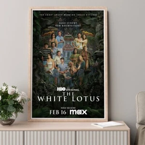 The White Lotus Season 3 TV Series Poster Wall Decor Film Art Print Canvas - Picture 1 of 5