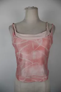Nike Sport Camisole Top Women's Sweater Size M Woman Casual Vintage T-Shirt - Picture 1 of 8