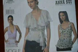 Vogue 2850 designer blouse pattern - Sizes 18-20-22 New/UNCUT - Bild 1 von 3