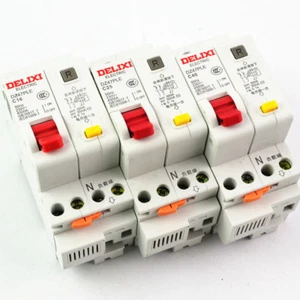 1Pcs RCBO Circuit Breaker RCD 1P+N 230V 10A 16A 20A 25A 40A - Picture 1 of 4