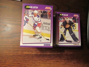 You Pick: 1991-92 Score American USA Purple Hockey Cards 