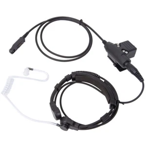 Noise-Proof U94 PTT Neck Throat Tactical Mic Radio Headset For Baofeng UV-9R+ - Zdjęcie 1 z 9