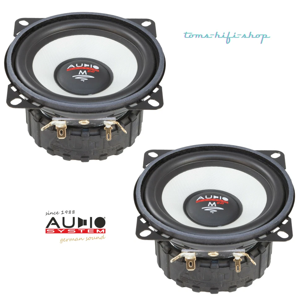 Audio System MS 100 EVO 10cm 200 Watt Lautsprecher 100mm Kicker Mitteltöner Auto - Bild 1 von 1