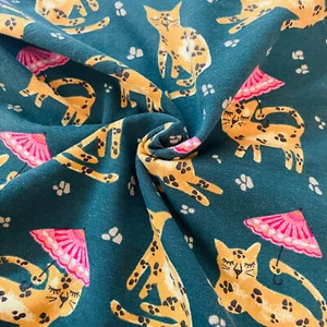 Bio-Jersey - Stoffe meterware Kinder Jersey Leopard Tiger Animal - Bild 1 von 3