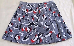 American Apparel tennis skirt pleated graphic flower rsagb300p - Picture 1 of 3