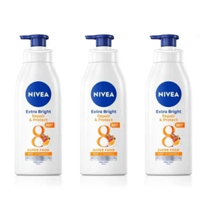 3x350ml Body Lotion Extra Repair Skin White Nivea Protect Whitening and SPF30 oz - Picture 1 of 6