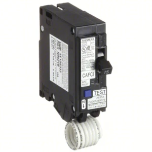 Interruttore AFCI Siemens 15 Amp Arc Fault QA115AFC tipo combinazione interruttore circuito - Foto 1 di 4
