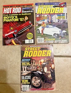 LOT OF 3 STREET RODDER & HOT ROD MAGAZINES  FROM 1990'S - Picture 1 of 4