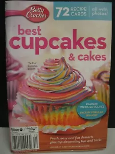BETTY CROCKER BEST CUPCAKES & CAKES 72 RECIPE CARDS ALL WITH PHOTOS 2012 EDITION - Picture 1 of 4