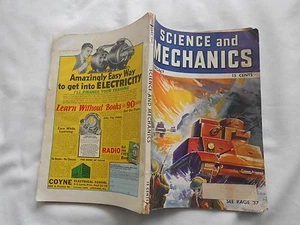 WISSENSCHAFT UND MECHANIK MAGAZIN - FEBRUAR 1941 - EIN MODERNER NÄHSCHRANK - Bild 1 von 2