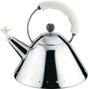 Alessi - 9093 W – Kettle – White Handle INDUCTIONABLE - Picture 1 of 1