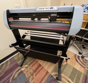 28" SC2 SERIES VINYL CUTTER/PLOTTER W/ STAND AND CATCH BASKET BY USCUTTER - Picture 1 of 4
