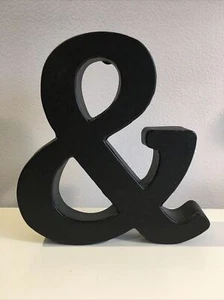 Metal LETTER & Sign Rustic industrial black home decor - Picture 1 of 5