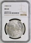 1900 S Morgan Silver Dollar NGC MS-64