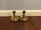 2 Small Bronze Candle Holders