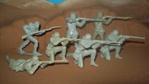 Show find ! Lot of seven reissue Andy Gard ACW Confederate Infantrymen