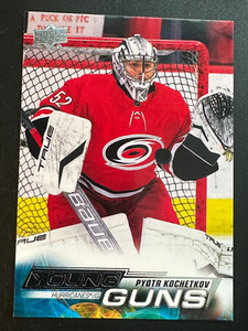 Pyotr Kochetkov 2022-23 Upper Deck Series 1 Young Guns RC #224 Hurricanes L1